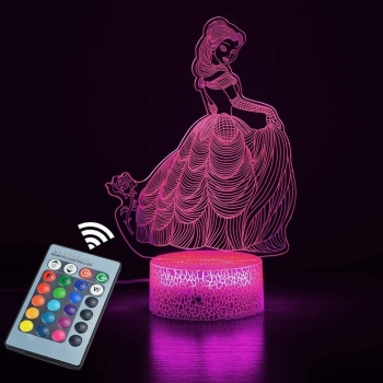 Lampka nocna 3D księżniczka [12110000148]